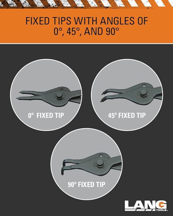 Lang Tools (Kastar) 12-pc. Combination Int/Ext Retaining Ring Pliers S - Image 2