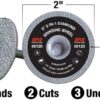 Innovative Products Of America 2" 3-in1 Diamond Grinding Wheel - Image 2