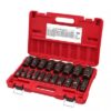Milwaukee Tool 19PC SHOCKWAVE Impact Duty 1/2" Drive SAE Deep 6 Point Socket Set - Image 4