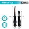 K Tool International Slack Adjuster Release Tool With 5/16 Inch Wrench - Image 3