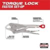 Milwaukee Tool 5 Pc. TORQUE LOCK LOCKING PLIERS KIT - Image 2