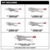 Milwaukee Tool 5 Pc. TORQUE LOCK LOCKING PLIERS KIT - Image 3