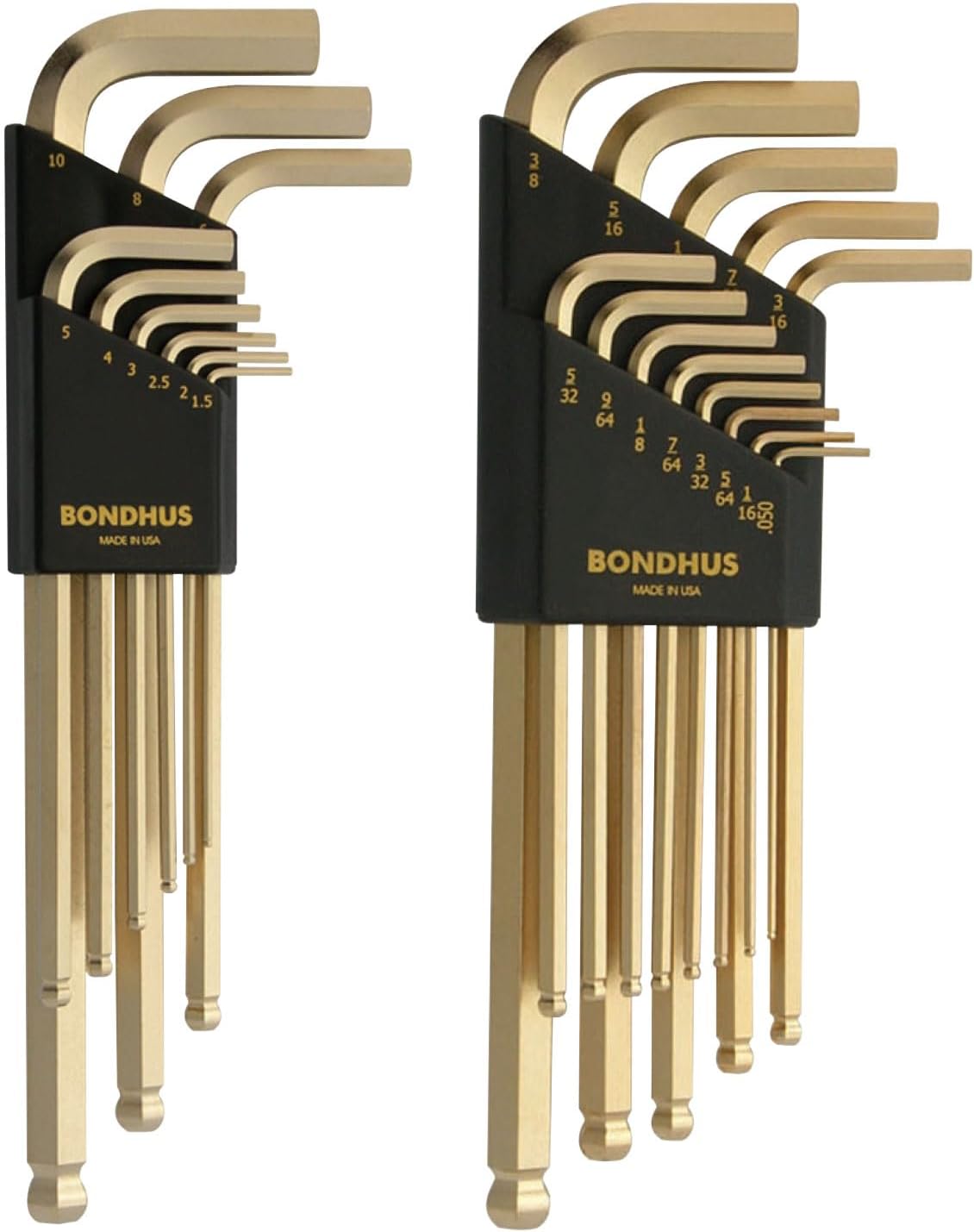 22PC Color Guard SAE/MET L Wrench Display