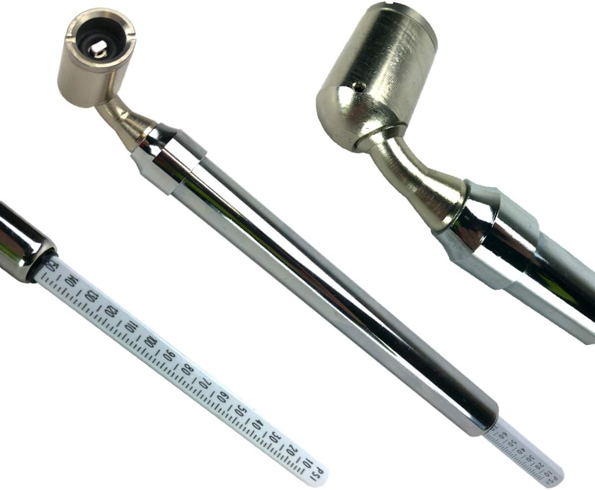 Haltec GA-255 Large Bore Swivel Gauge, 10-150 psi - Image 3